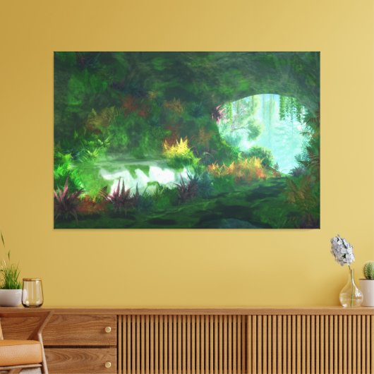 Phantastes: Lady of the Marble Canvas Print (Insitu (Woonkamer))