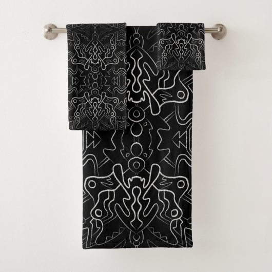 Phantom Butterfly Badhanddoek Set Bad Handdoek (Insitu)