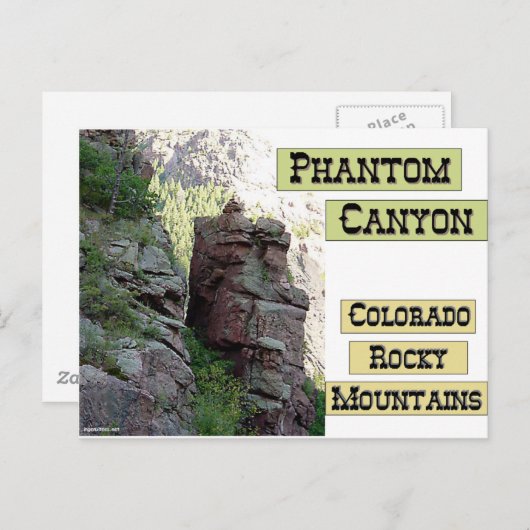 Phantom Canyon Briefkaart (Voorkant / Achterkant)