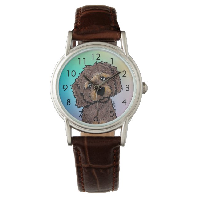 Phantom Chocolate DOODLEMOJI Horloge (Voorkant)
