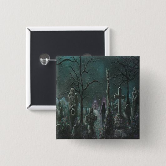 Phantom Graveyard Button (Voorkant /achterkant)