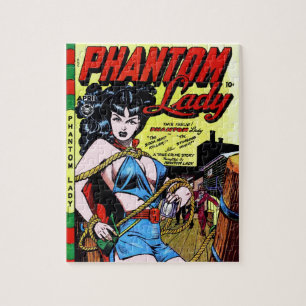 Phantom Lady 17  Comic Book Matt Baker Legpuzzel