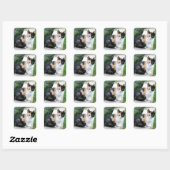 Phantom Opera Cat Vierkante Sticker (Vel)