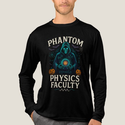 Phantom Physics Faculteit Wetenschap Leraar Hallow Tri-Blend Shirt (Voorkant volledig)