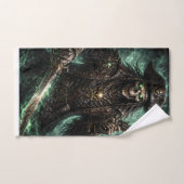 Phantom Pirate Skull – Dark Fantasy Reaper Fleece (Serviette à main)