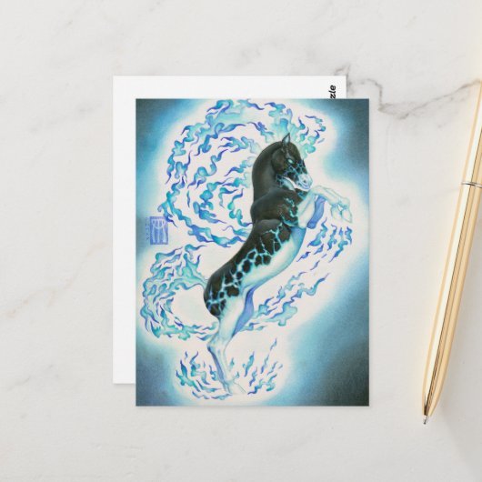 Phantom Steed Briefkaart (Voorkant / Achterkant in situ)