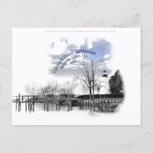 PHAR DE CONCORD POINT - MARYLAND - CARTE POSTALE (Devant)