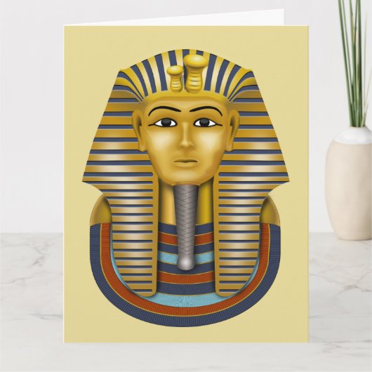 Pharaoh Bust Kaart (Voorkant)