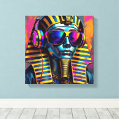 PHARAOH COOL 2 CANVAS AFDRUK (Insitu (Houten vloer))