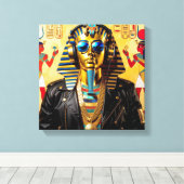 PHARAOH COOL 4 CANVAS AFDRUK (Insitu (Houten vloer))