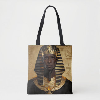 Pharaoh Energy — Ancient African King Modern Art Draagtas