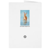 Pharaoh Hond Painting - Cute Original Dog Art (Achterkant)