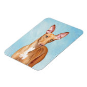 Pharaoh Hond Painting - Cute Original Dog Art Magneet (Linkerzijde)