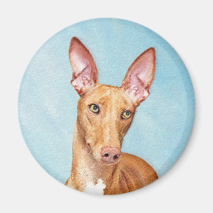 Pharaoh Hond Painting - Cute Original Dog Art Magneet