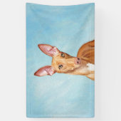 Pharaoh Hond Painting - Cute Original Dog Art Spandoek (Verticaal)