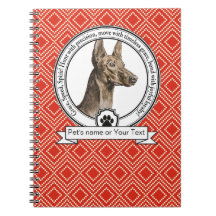 Pharaoh Hound Credo Spiral Photo Notebook