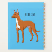 Pharaoh hound dog cartoon illustration (Dos)