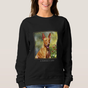 Pharaoh Hound Dog Garden Bloemen Schilderen Huisdi Trui