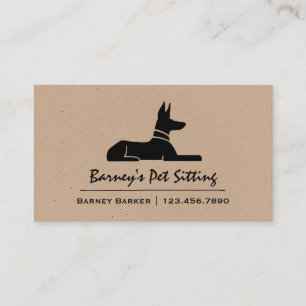 Pharaoh Hound Egyptian Hieroglyph Dog Visitekaartje