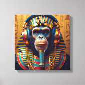 PHARAOH TUT-CHIMPANZEE 3 CANVAS AFDRUK (Voorkant)