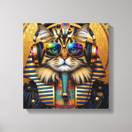 PHARAOH TUT-PERSIAN CAT 3 CANVAS AFDRUK