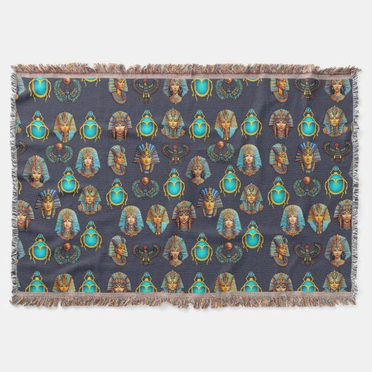 Pharaoh's Legacy: Antique Egyptian Patterns  Deken (Voorkant)