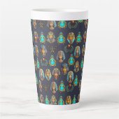 Pharaoh's Legacy: Antique Egyptian Patterns  Latte Mok (Voorkant)