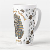 🤍 Pharaon blanc Mummy Mug 🎃 👑 (Angle droit)