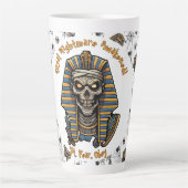 🤍 Pharaon blanc Mummy Mug 🎃 👑 (Devant)