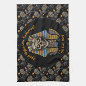 🖤 Pharaon Noir Mummy Serviette de cuisine 🎃 (Vertical)