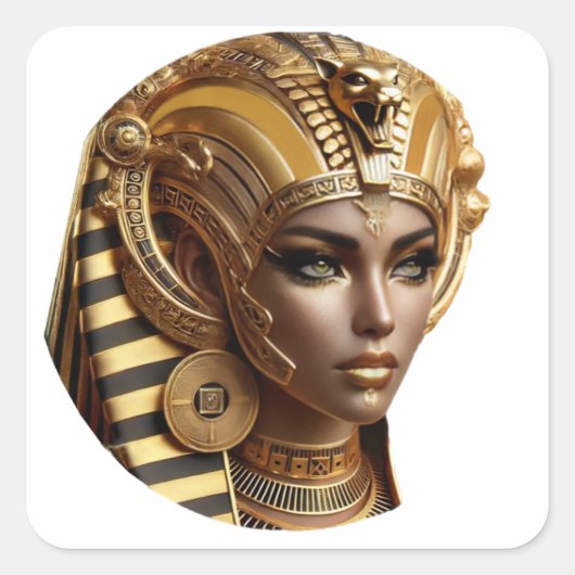 Pharaonic Square Stickers (Voorkant)