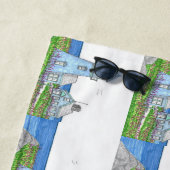 Phare10 ; Serviette de plage (En situation)