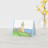 Phare 1; Carte pliée (Fleur jaune)