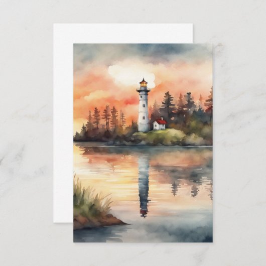 Phare - 3 - Carte (Devant / Derrière)