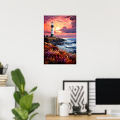 Phare | Affiche AI (Bureau à domicile)