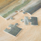 Phare blanc et puzzle de coucher de soleil (Côté)