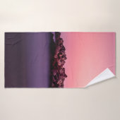 PHARE BLANCHE SUR LA MER ROCHEUSE (Serviette de bain)