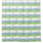 Phare Blues Douche rideau (Devant)