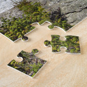 Phare brûlé d'île, puzzle du Maine (Côté)