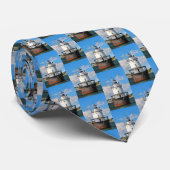 Phare Butler Flats, Massachusetts Cravate pour hom (Roulé)