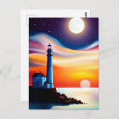 Phare, Carte postale pour le croisement (Devant / Derrière)