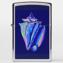 Phare coloré de King Conch Shell Zippo