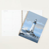 Phare coloré sur l'océan (Devant avec enveloppe)