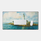Phare côtier Aquarelle Port paysager (Clavier et souris)