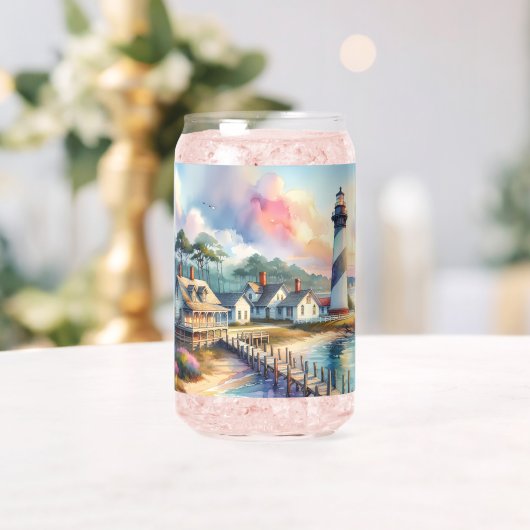 Phare côtier et chalets de plage Scène (Insitu (Mariage))