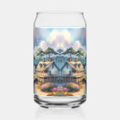 Phare côtier et chalets de plage Scène (Droite)