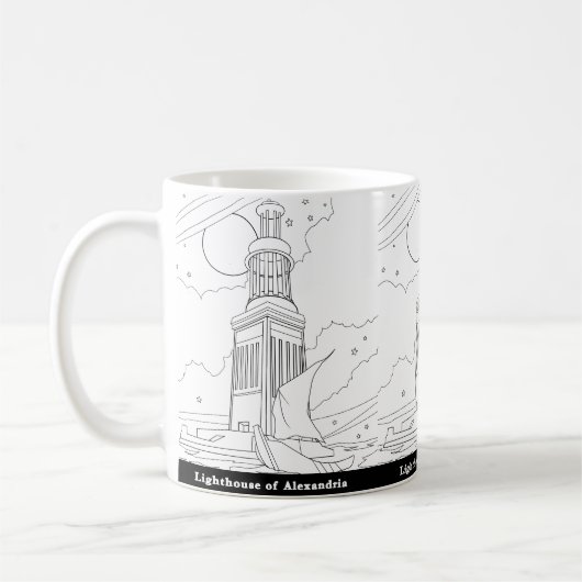 Phare d'Alexandrie Mug (Gauche)