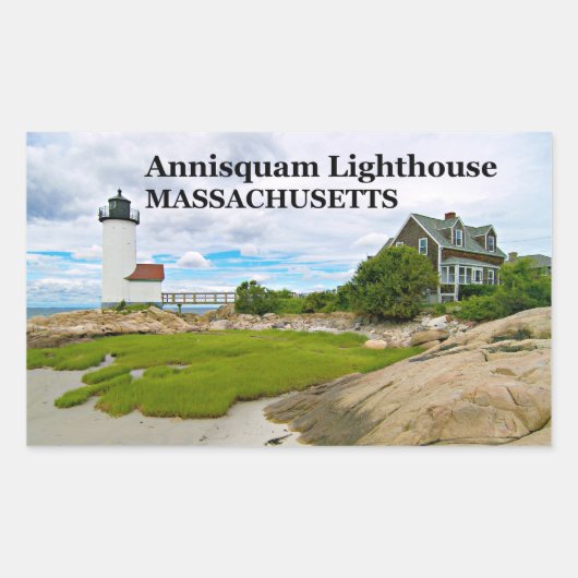 Phare d'Annisquam, Stickers Massachusetts (Devant)