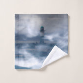 Phare dans la tempête - Mer Baltique (Gant de toilette)