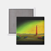 Phare dans un aimant paysage de Barren (Recto/Verso)